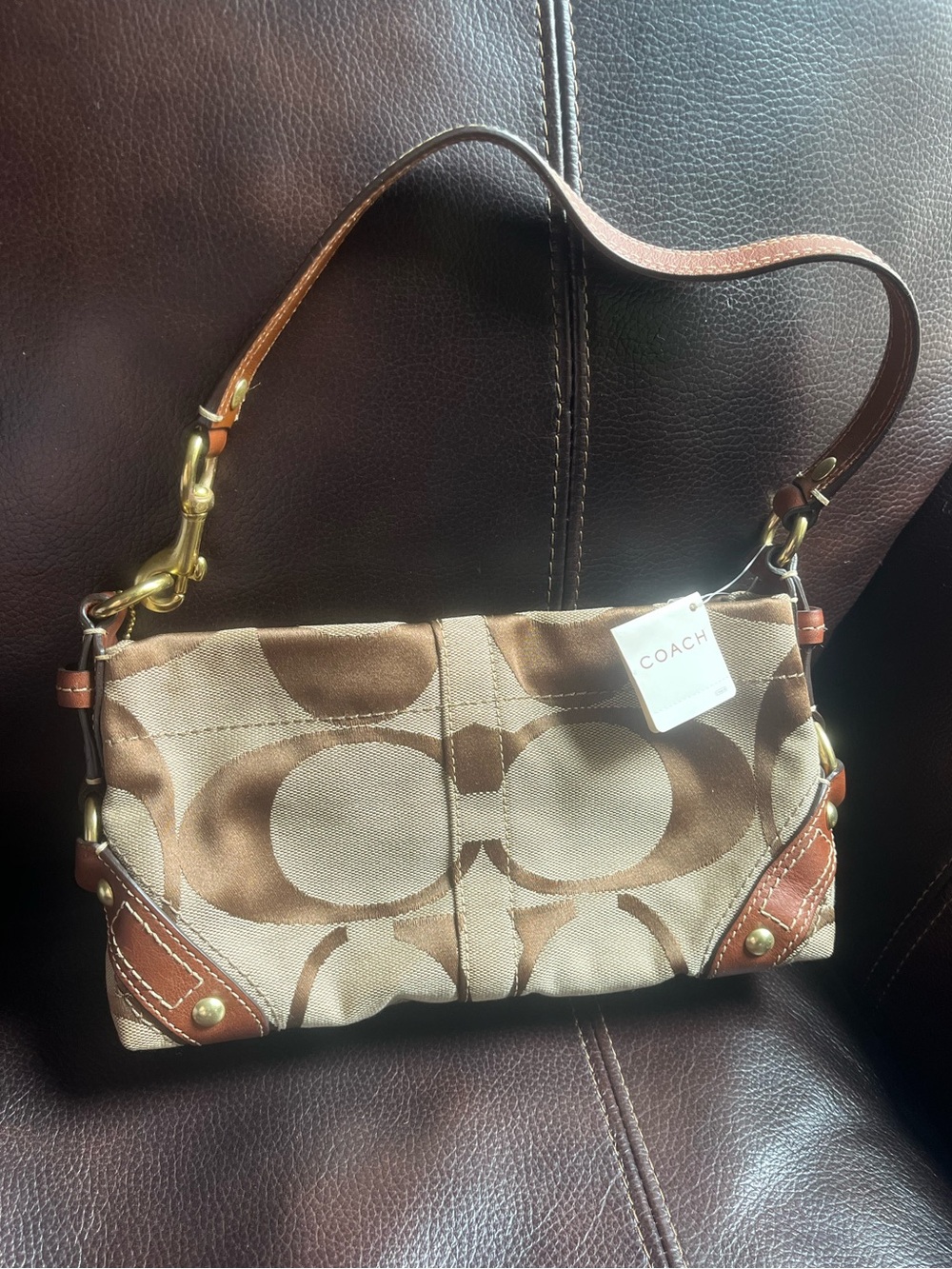 Vintage Coach Carly Shoulder Bag NWT